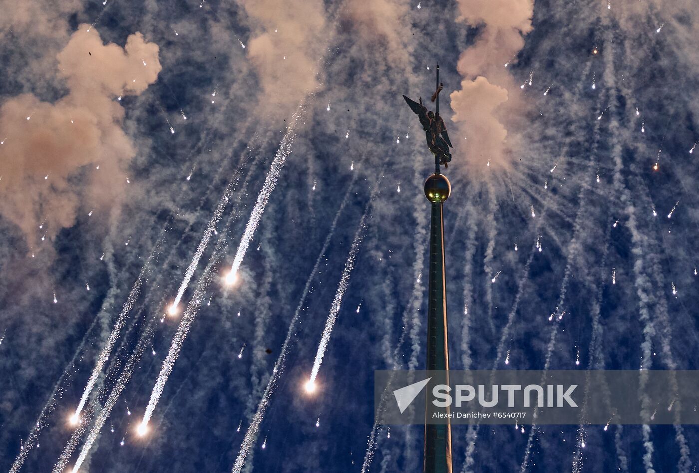 Russia Victory Day Fireworks