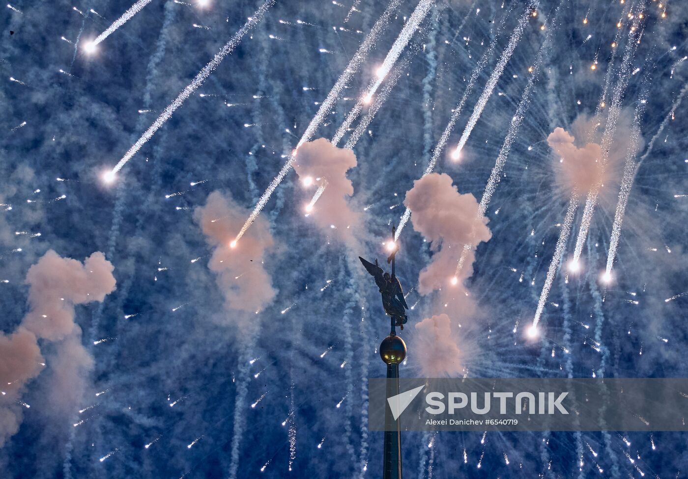 Russia Victory Day Fireworks