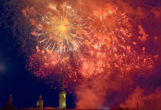 Russia Victory Day Fireworks