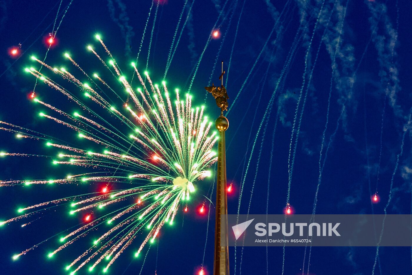 Russia Victory Day Fireworks