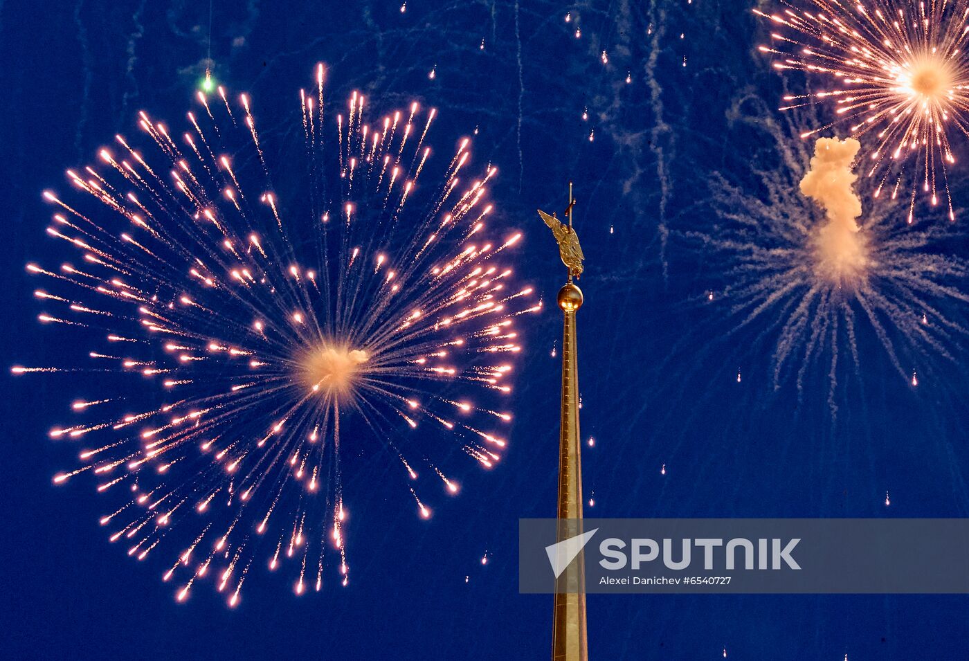 Russia Victory Day Fireworks