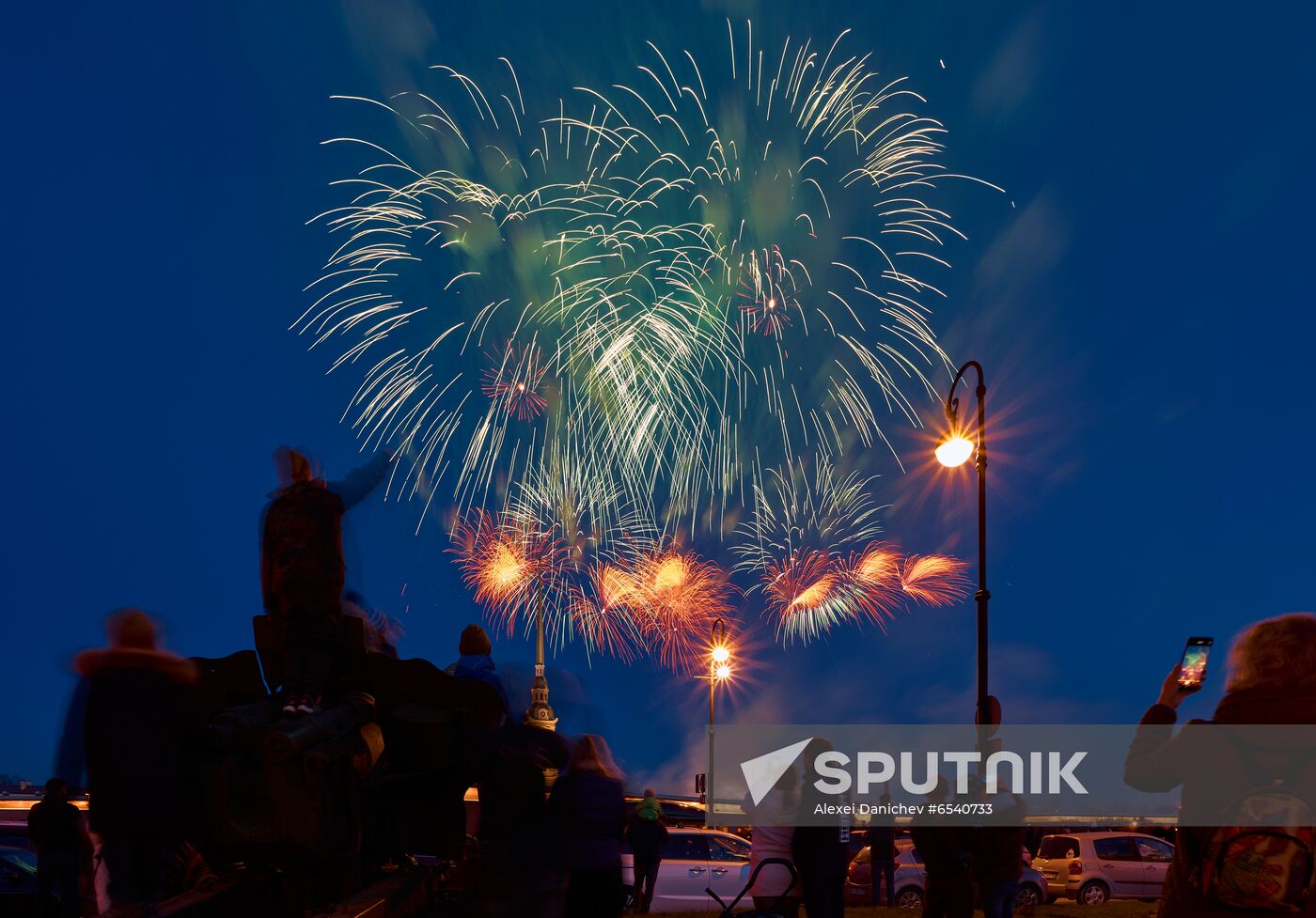 Russia Victory Day Fireworks