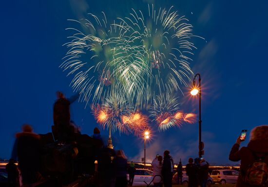 Russia Victory Day Fireworks