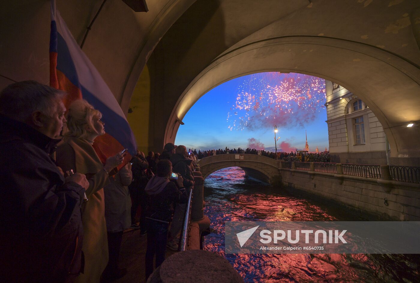Russia Victory Day Fireworks