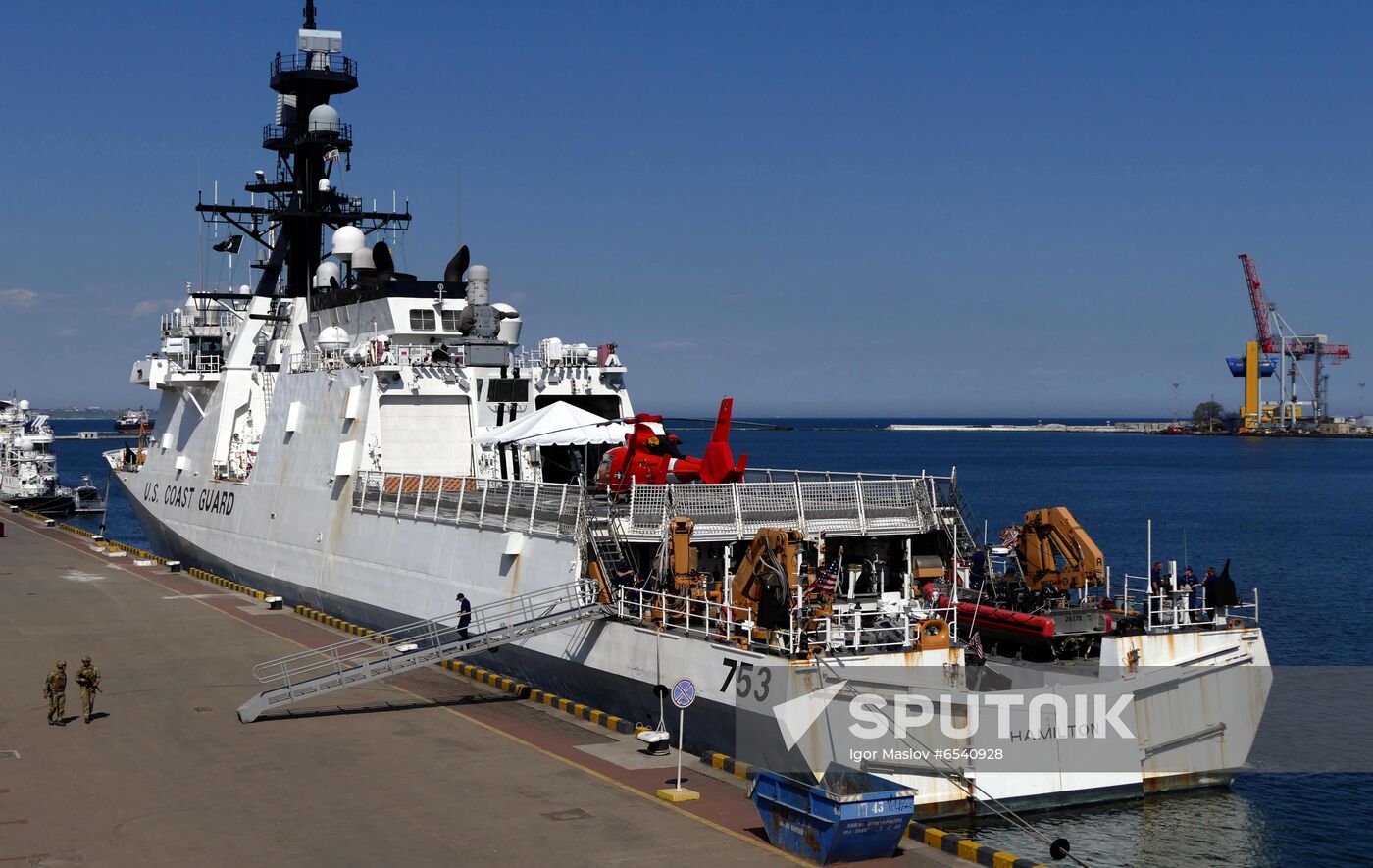 Ukraine US Coast Guard Cutter Hamilton