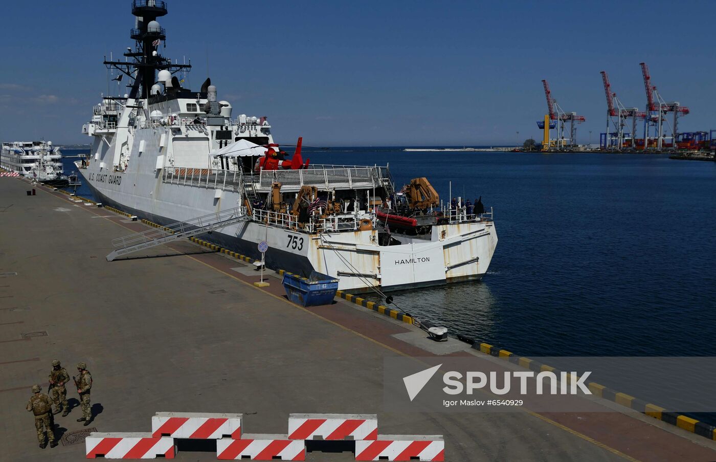 Ukraine US Coast Guard Cutter Hamilton