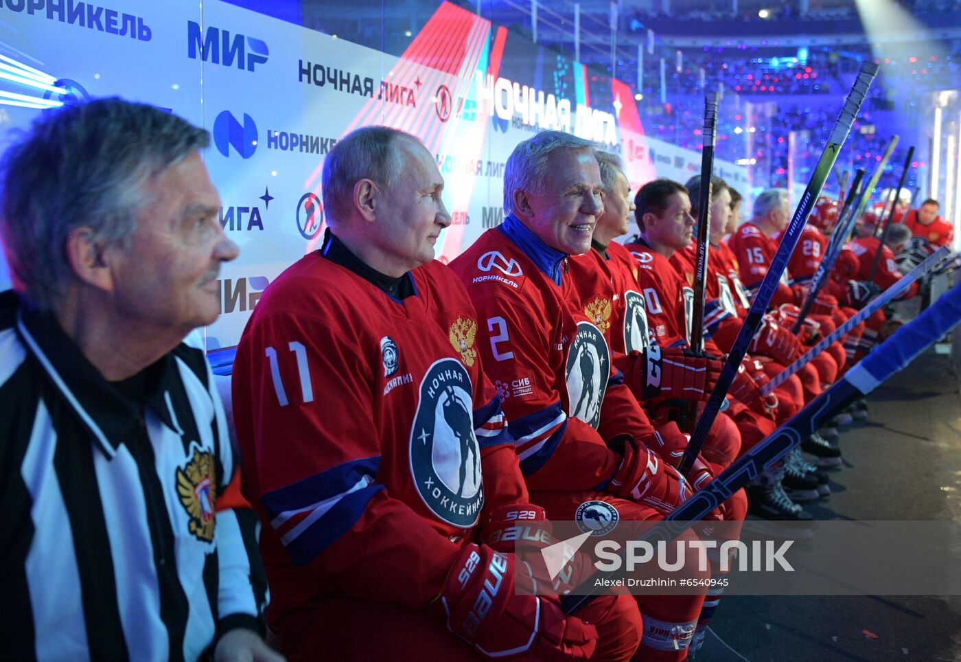 Russia Putin Ice Hockey