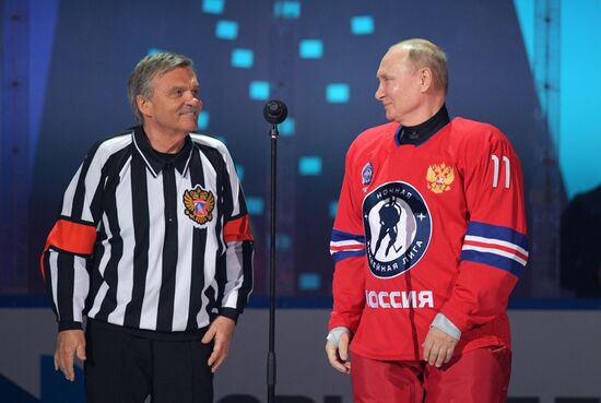 Russia Putin Ice Hockey