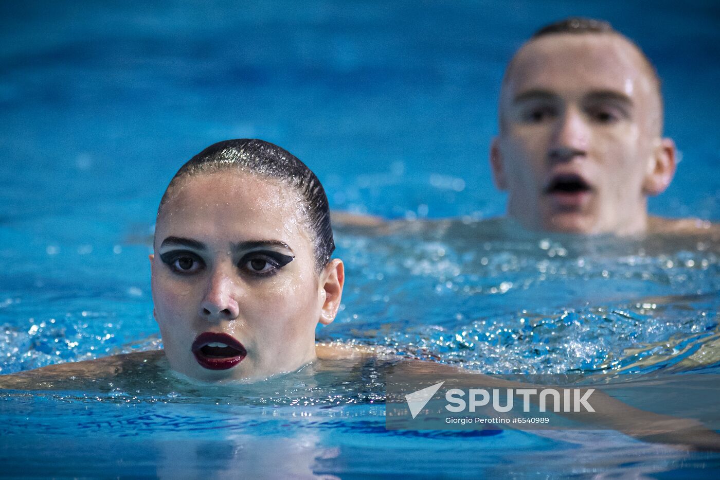 Hungary European Aquatics Championship Artistic Swimming Mixed Duet Technical