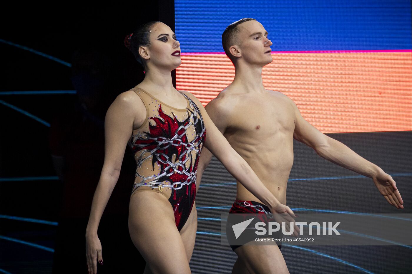 Hungary European Aquatics Championship Artistic Swimming Mixed Duet Technical