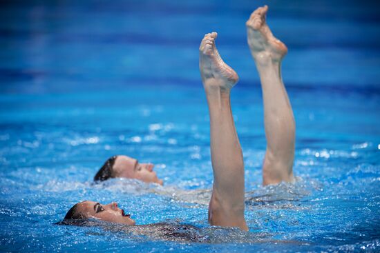 Hungary European Aquatics Championship Artistic Swimming Mixed Duet Technical