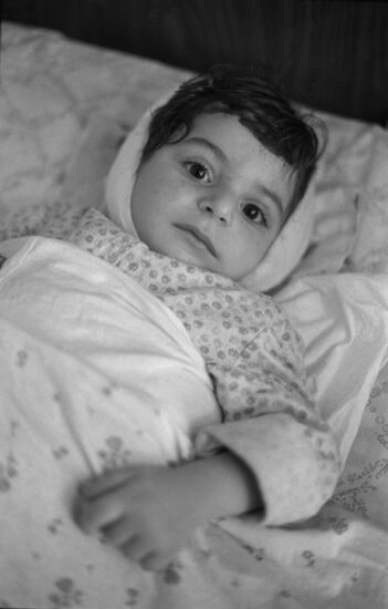 Armenian children (Spitak earthquake)