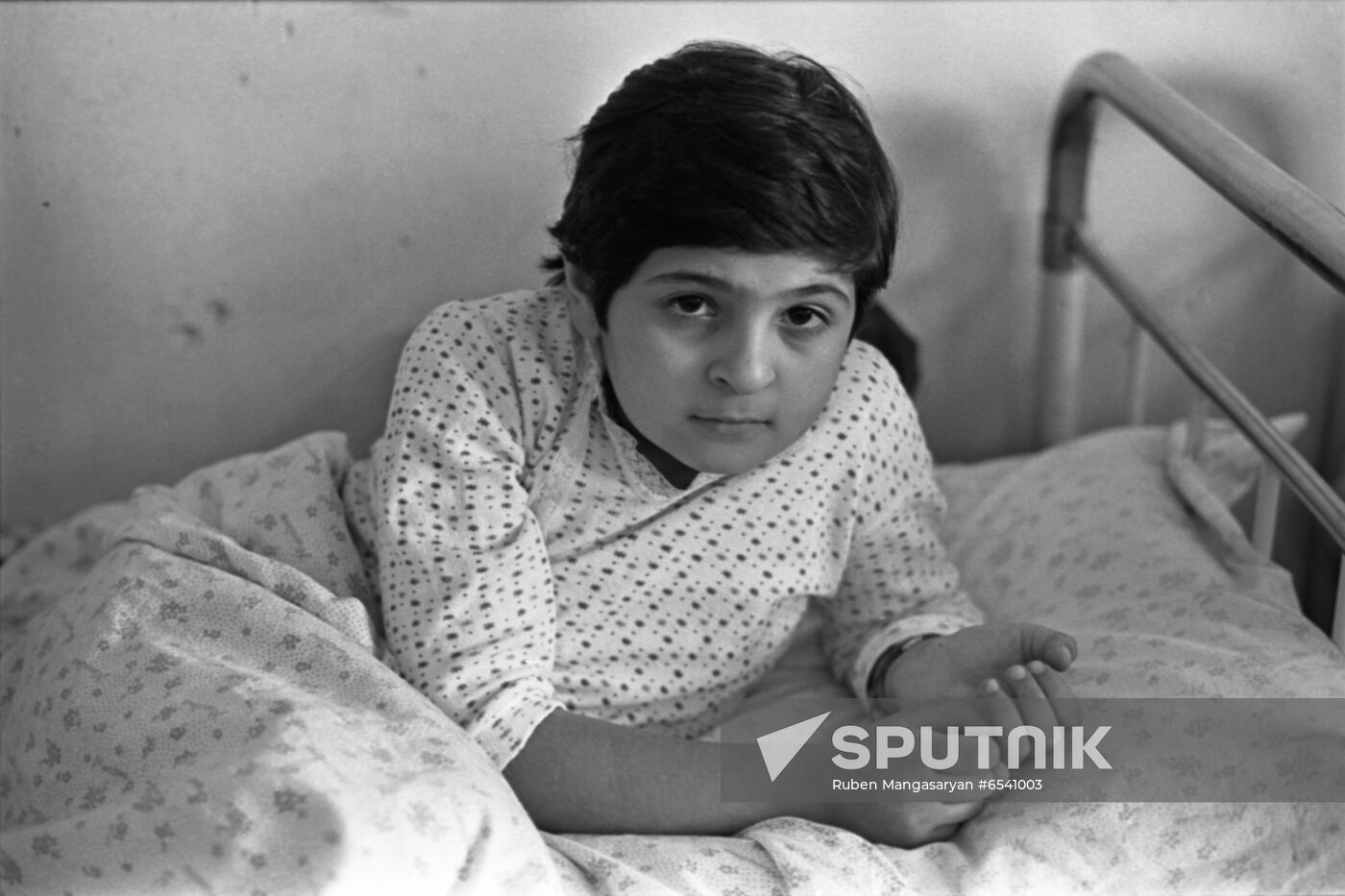 Armenian children (Spitak earthquake)