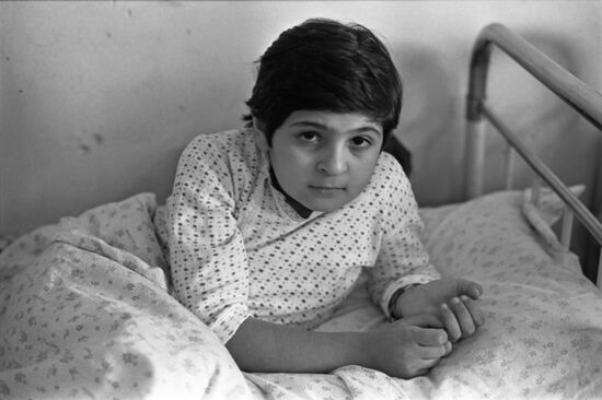 Armenian children (Spitak earthquake)