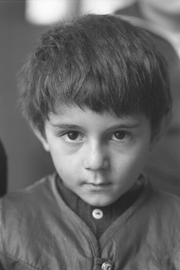 Armenian children (Spitak earthquake)
