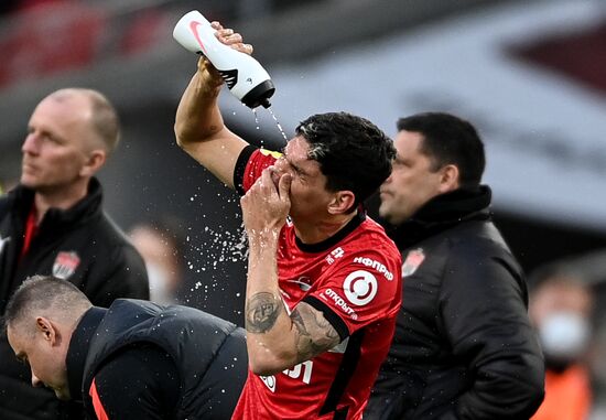 Russia Soccer Premier-League Spartak -Khimki