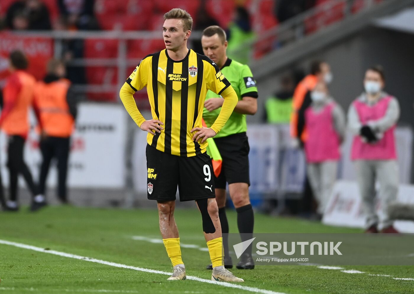 Russia Soccer Premier-League Spartak -Khimki