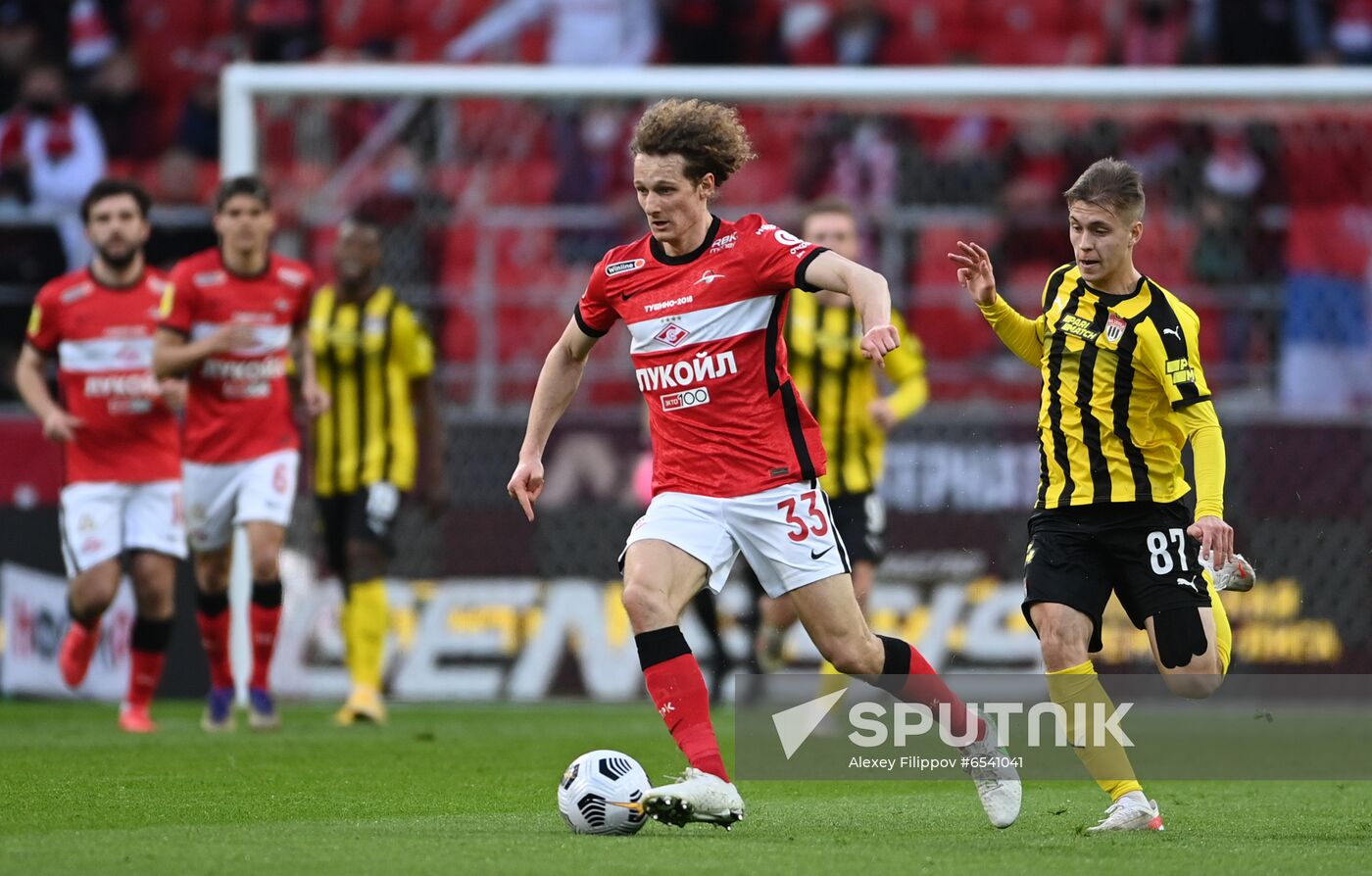 Russia Soccer Premier-League Spartak -Khimki