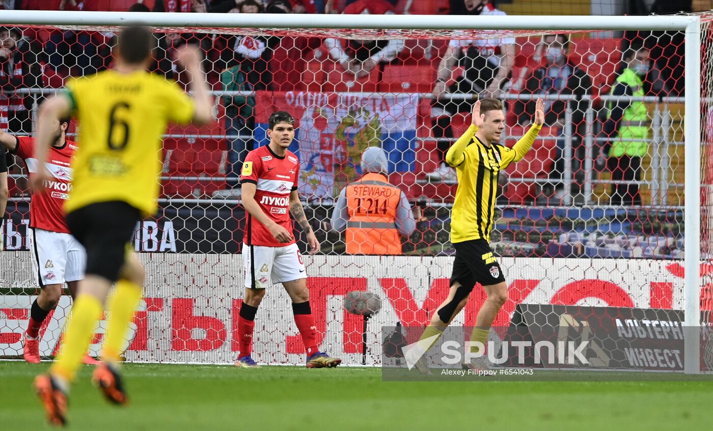 Russia Soccer Premier-League Spartak -Khimki