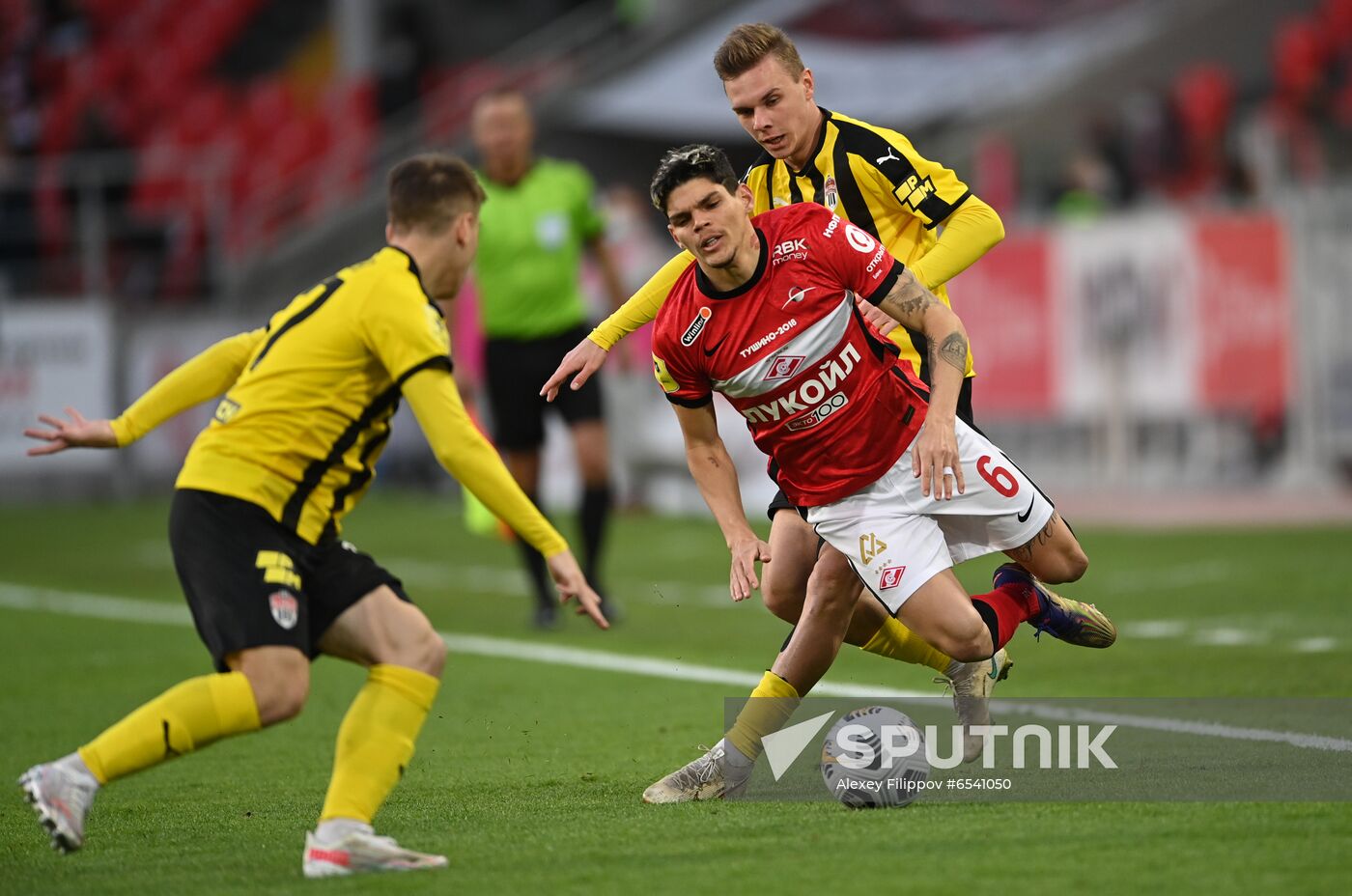 Russia Soccer Premier-League Spartak -Khimki