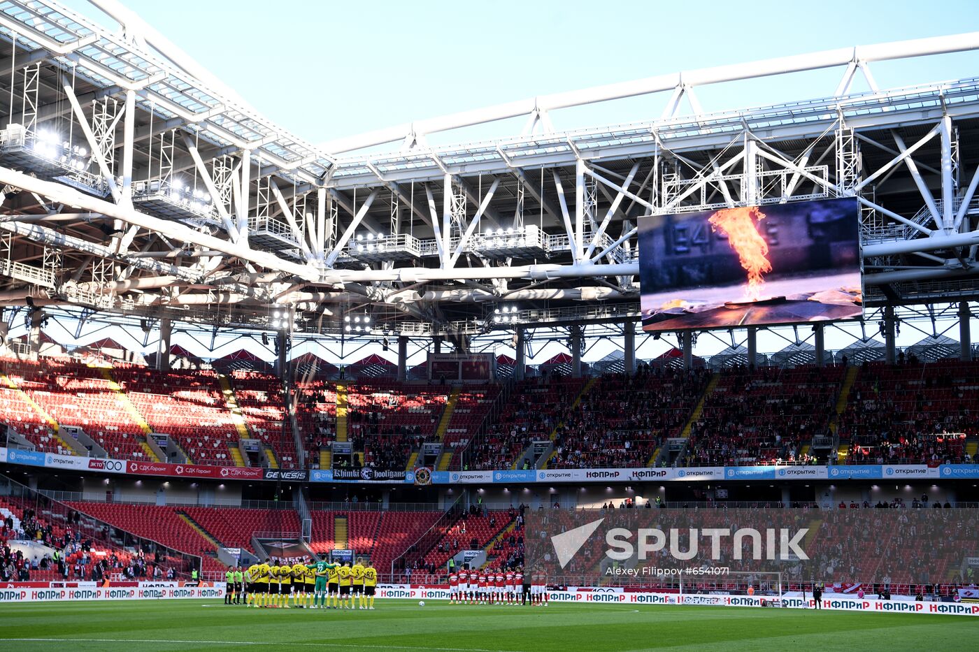 Russia Soccer Premier-League Spartak -Khimki