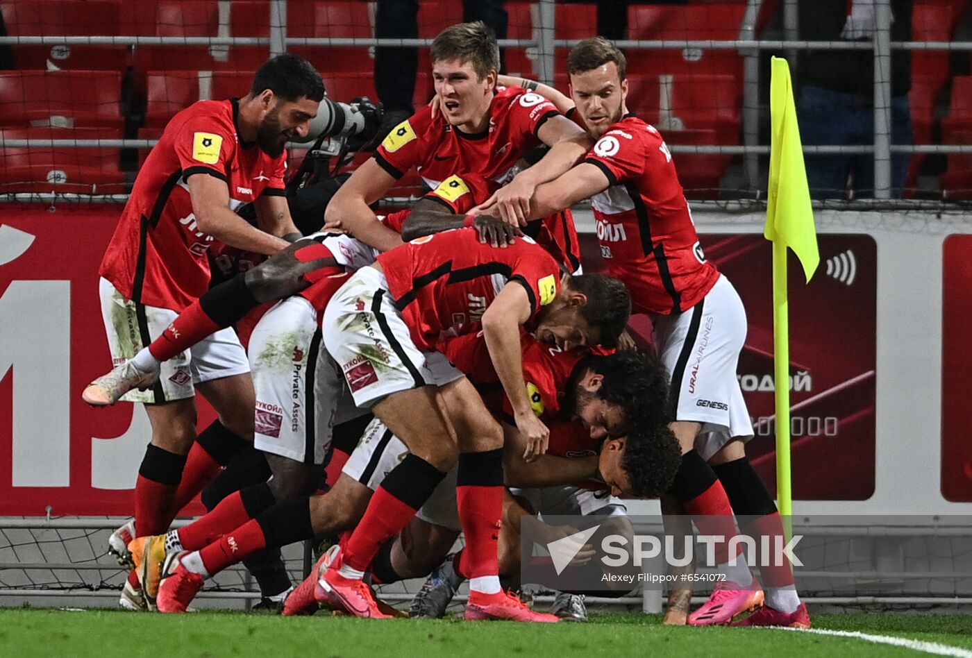 Russia Soccer Premier-League Spartak -Khimki