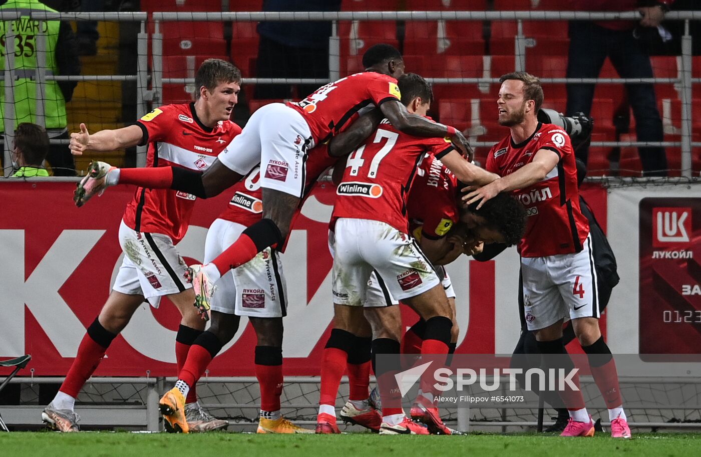 Russia Soccer Premier-League Spartak -Khimki