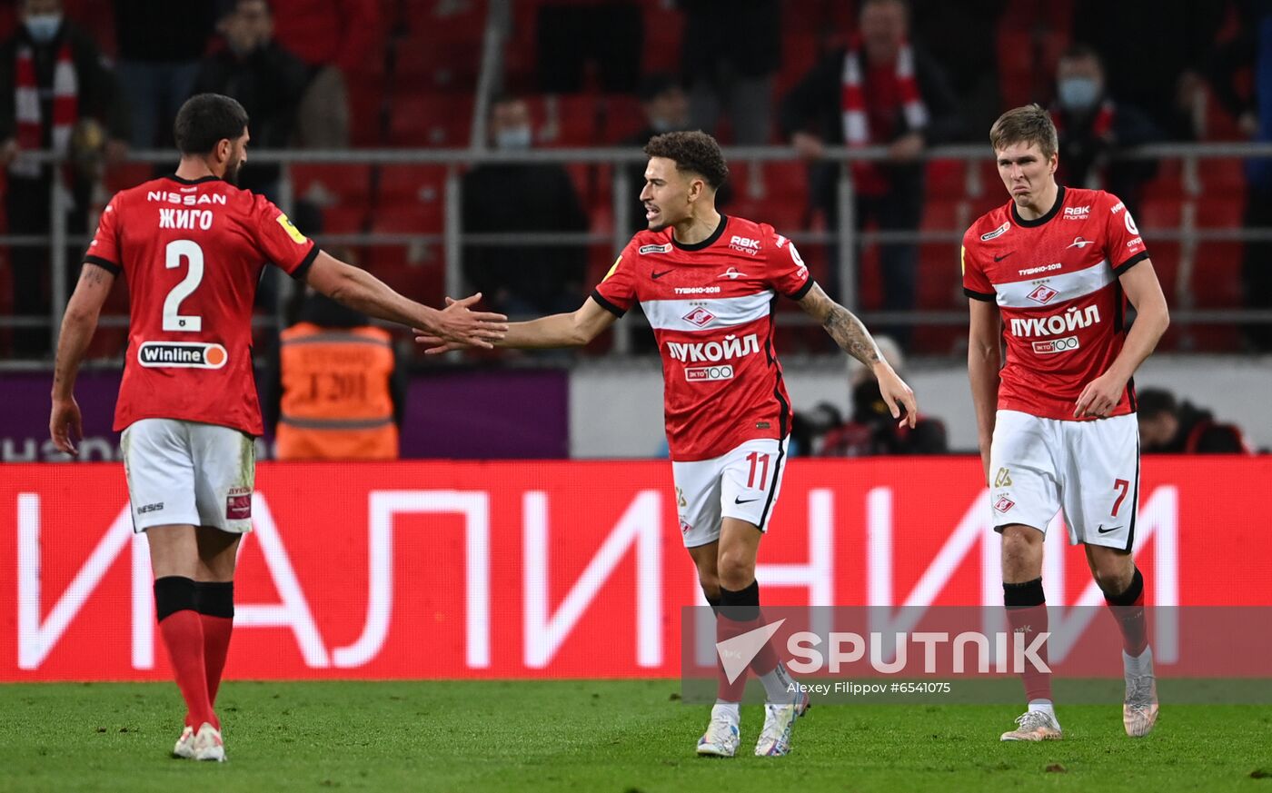 Russia Soccer Premier-League Spartak -Khimki