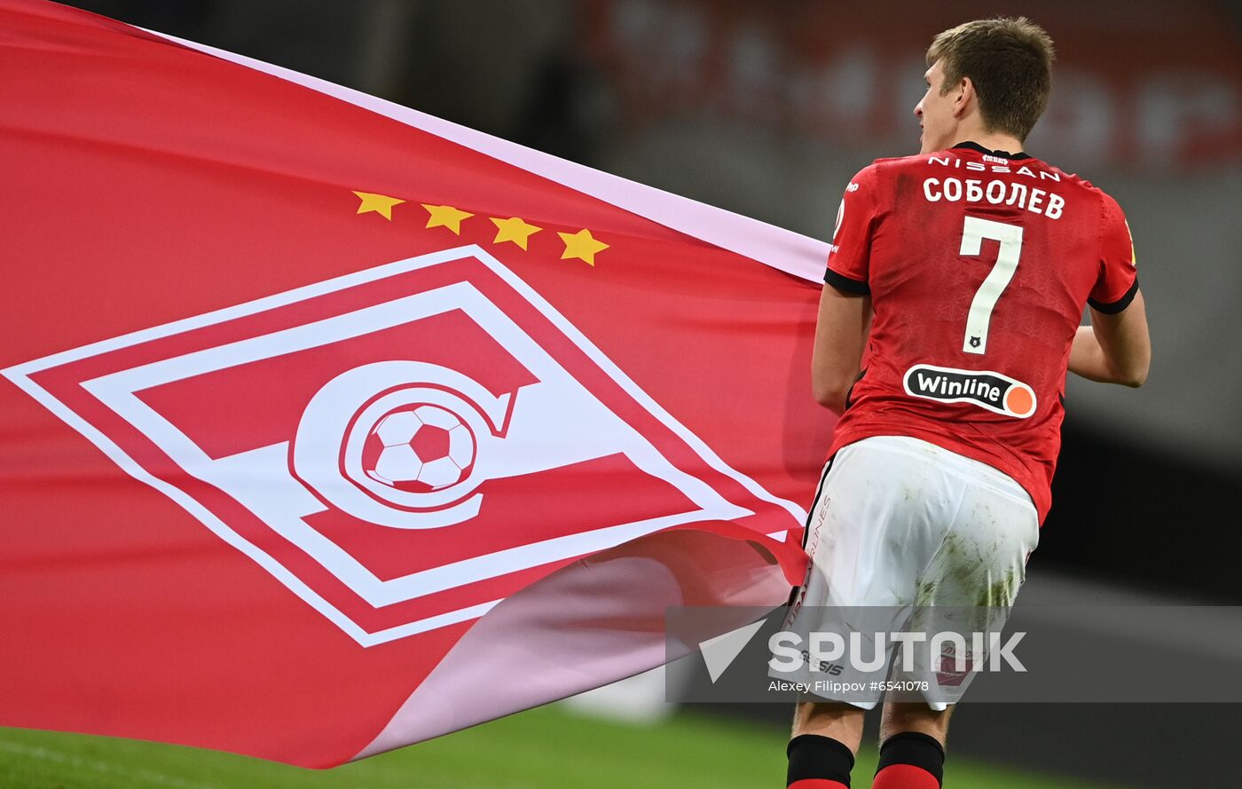 Russia Soccer Premier-League Spartak -Khimki