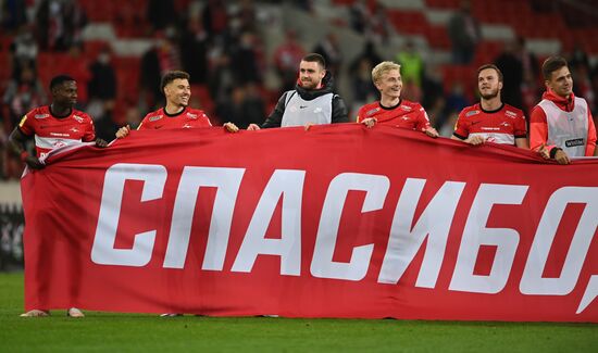 Russia Soccer Premier-League Spartak -Khimki