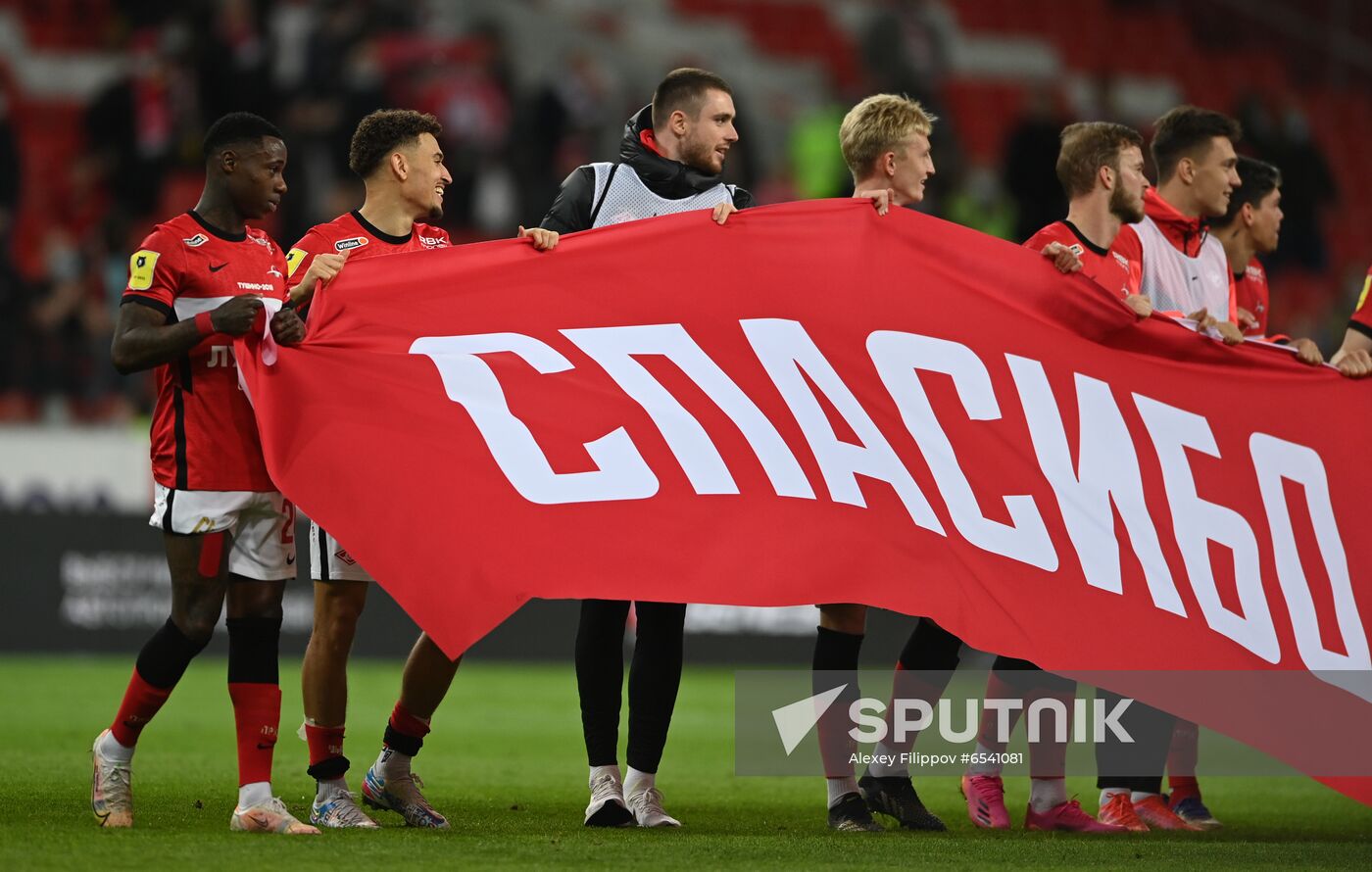 Russia Soccer Premier-League Spartak -Khimki