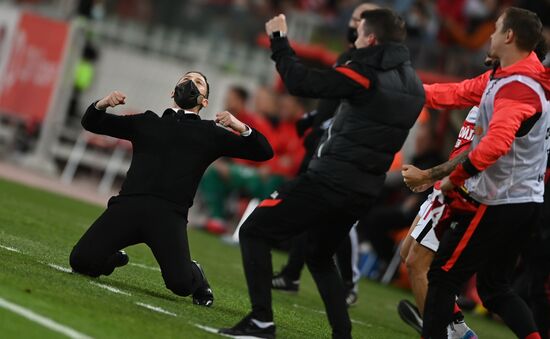 Russia Soccer Premier-League Spartak -Khimki