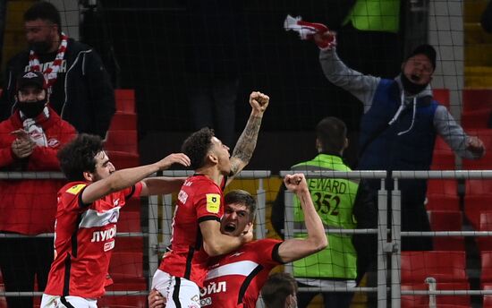 Russia Soccer Premier-League Spartak -Khimki