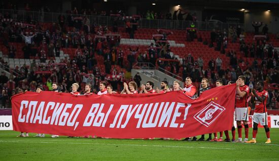 Russia Soccer Premier-League Spartak -Khimki