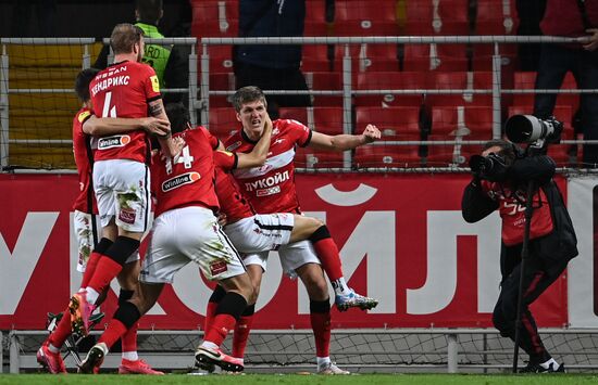 Russia Soccer Premier-League Spartak -Khimki