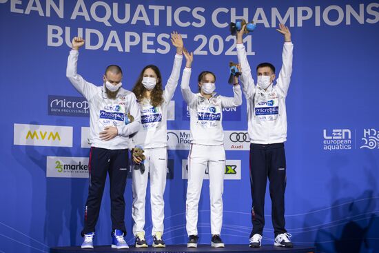 Hungary European Aquatics Championship Diving Teams