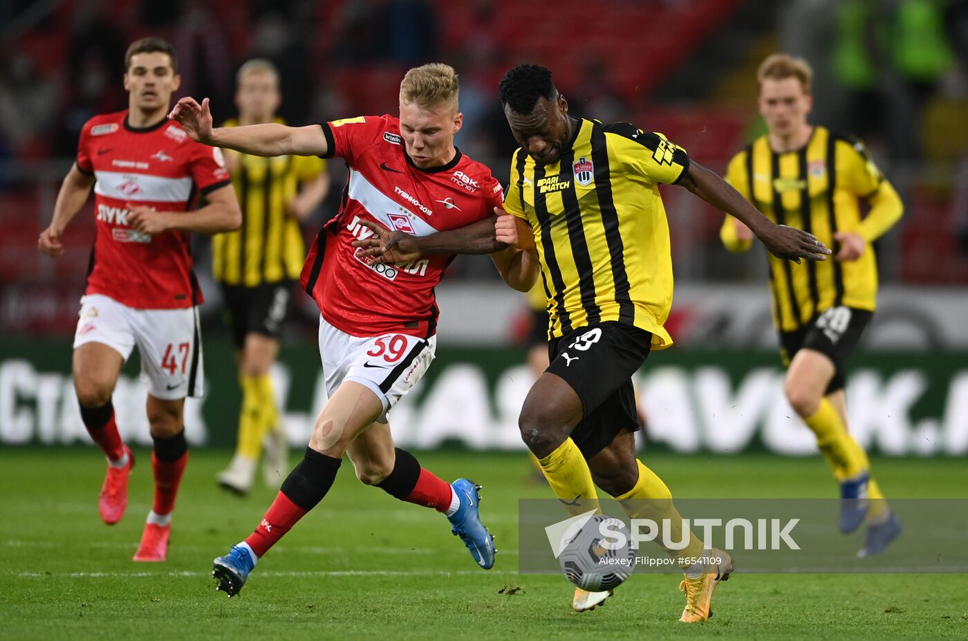 Russia Soccer Premier-League Spartak -Khimki