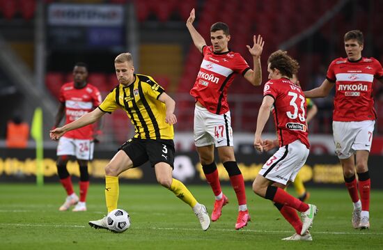 Russia Soccer Premier-League Spartak -Khimki