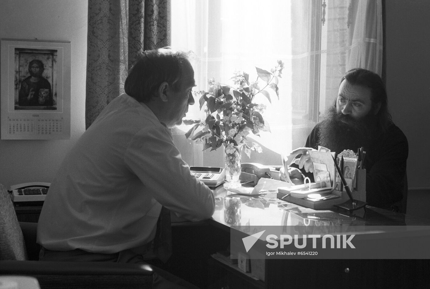 Father superior of Cathedral of Dormition of the Mother of God in Gonchary