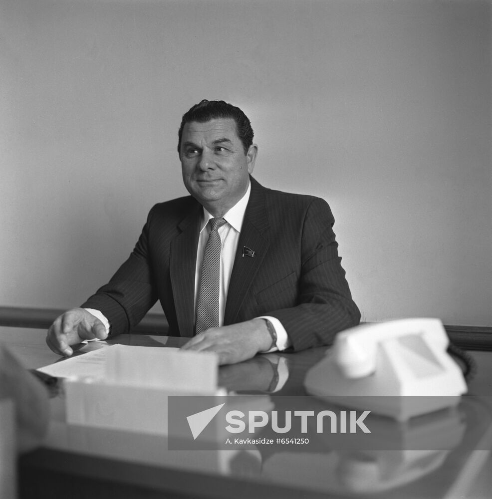 First Secretary of Abkazian Regional Committee of Georgian Communist Party Boris Adleiba