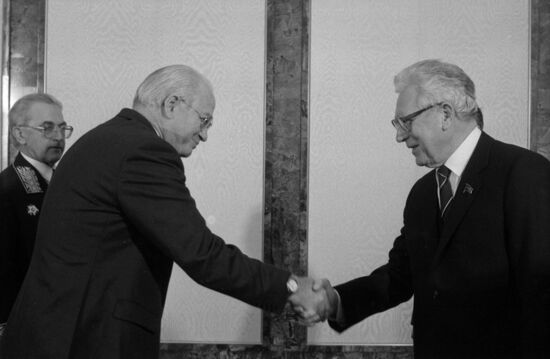 Presentation of foreign ambassadors’ letters of credence