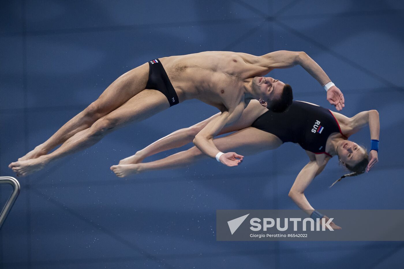 Hungary European Aquatics Championship Diving Mixed Duets 10m Synchro