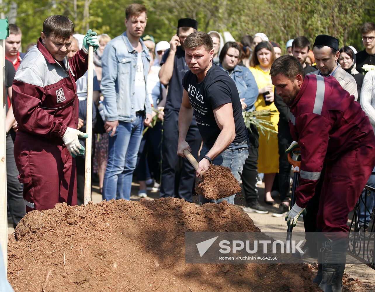 Russia School Shooting Funeralr