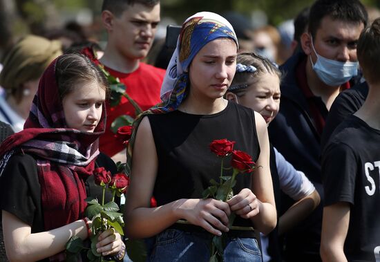 Russia School Shooting Funeralr