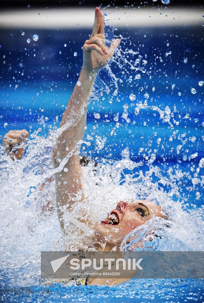 Hungary European Aquatics Championship Artistic Swimming Duet Technical