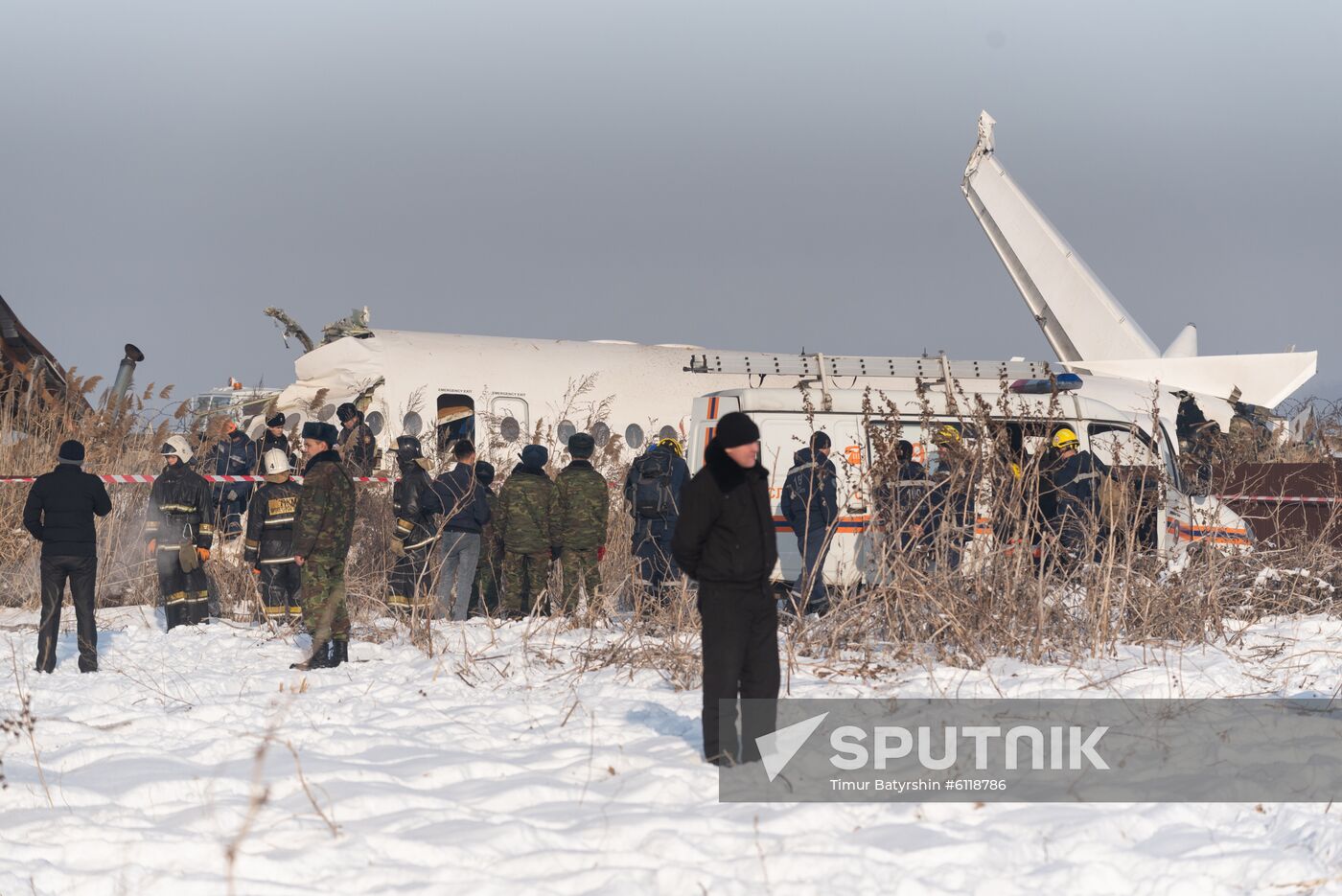 Kazakhstan Plane Accident Sputnik Mediabank