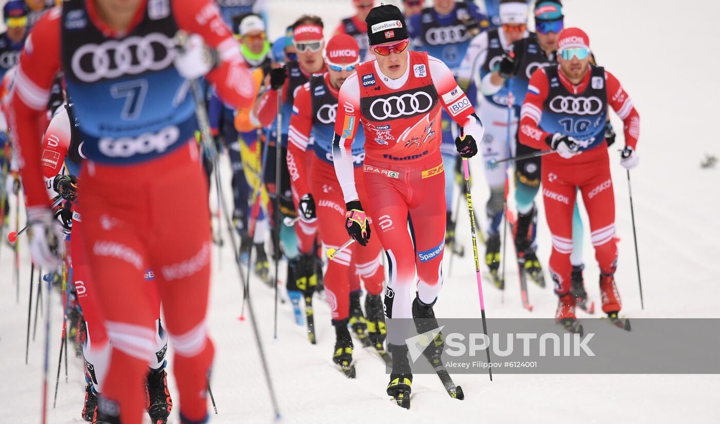 Italy CrossCountry Tour de Ski Men Mass Start Sputnik Mediabank