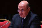 Russian Prime Minister Mikhail Mishustin attends an expanded meeting of the Eurasian Intergovernmental Council in Minsk, Belarus. Location: Belarus, Minsk. Author: Viktor Tolochko/Sputnik. Belarus Eurasian Intergovernmental Council