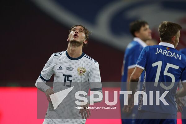 Russia Soccer Moldova - Russia