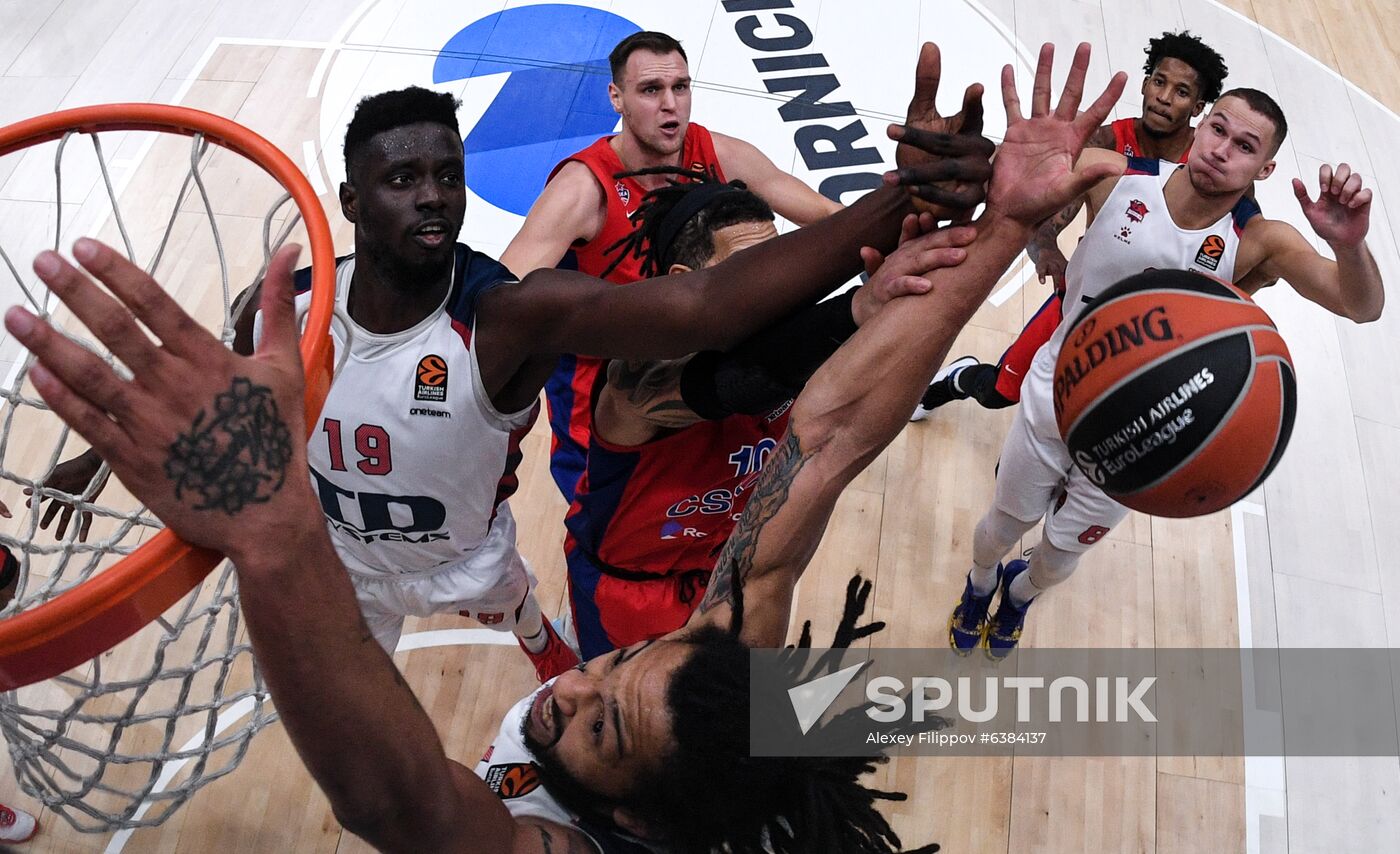Russia Basketball Euroleague CSKA Baskonia Sputnik Mediabank